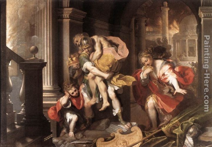 Federico Fiori Barocci Aeneas' Flight from Troy